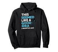 Seemed Like An Idea Distance Runner Fitness Field Marathon Pullover Hoodie