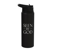 Seen by God Christian Identity Reassurance Message Stainless Steel Insulated Water Bottle