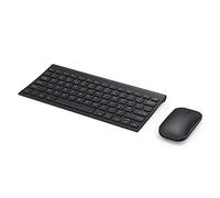 seenda WGJP-031 Small Wireless Keyboard and Mouse, Ultra Compact Rechargeable USB Keyboard and Mouse Combo with Portable Size Low Profile Keys for Windows XP/7/8/10/11 Laptop Computer, Black
