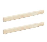 Seenelling 2 Pack Hockey Stick Extensions - Solid Wooden Butt End for Senior & Youth Street Hockey Sticks(12 Inch)