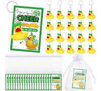 Seenelling Cheer Ducks Keychain Team Gifts Green 20 Set