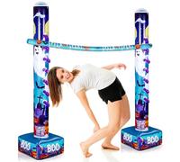 Seenelling Halloween Inflatable Limbo Game for Adults, Halloween Inflatable Limbo Stick Halloween Inflatable Decoration for Indoor Outdoor Halloween Party Games(Ghost)