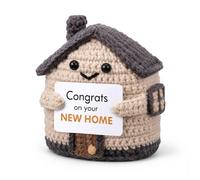 Seenelling Housewarming Gifts New Home, Congrats on Your New Home Housewarming Gift Ideas for Women Men Friend Family Couple, First Homeowner Crochet House Present for House Apartment Buyers Decor