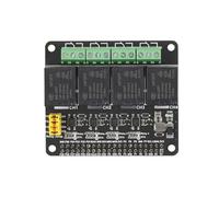 SEENGREAT 4 Channel Relay Modules DC3.3V/5V with Optocoupler for Raspberry Pi Zero/Zero W/Zero WH/2B/3B/3B+/4B Loads up to 5A 250V, 40pin GPIO Interface