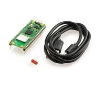 SEENGREAT Raspberry Pi Pico WiFi Microcontroller Board, Built-in WiFi, Raspberry Pi RP2040 Chip, CYW43439 Wireless Chip, Dual-Core ARM Cortex M0+ Processor, with Pre-Soldered Header (Colour-Coded)