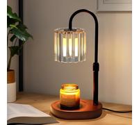 seenlast Candle Warmer Lamp, Electric Candle Lamp Warmer with Timer Dimmer Adjustable Height, Candle Warmer Lamp for Christmas, Birthday, Coaster Home Decor Gift