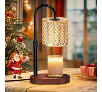 seenlast Candle Warmer Lamp, Electric Candle Lamp Warmer with Timer Dimmer Adjustable Height, Candle Warmer Lamp for Christmas, Birthday, Coaster Home Decor Gift