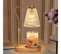 seenlast Candle Warmer Lamp, Electric Candle Light Warmer with Timer Dimmer Adjustable Height, Candle Wax Warmer Lamp for Christmas, Birthday, Coaster Home Decor Gift