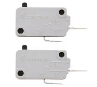Seentech KW3A Microwave Door Interlock Switch Replacement, 16A 125V/250V AC, Silver Contact, 2-Pack Normally Open (NO), SPST Snap-Action Micro Switch for Microwave Oven Repair