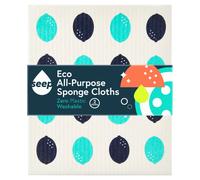 Seep Eco All Purpose Cleaning Sponge Cloth, 2 per Pack