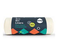 Seep Medium Compostable Bin Liners - 30L - 25 bags