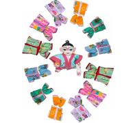 SEER Laddu Gopal Dress Cotton Summer Night Suit for Krishna Idol Ladoo Gopal Dress Pant Shirt (Combo-6) (Size 3)