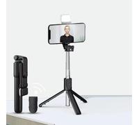 SEERAAH Selfie Stick, 3 in 1 Extendable Selfie Stick Tripod, Portable Phone Holder with Detachable Wireless Bluetooth Remote for iPhone13/14/15/16 Pro, Pro/XS Max/XS/XR/X/Samsung Galaxy/Huawei more