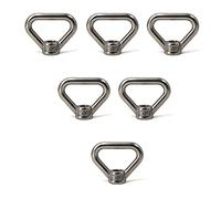 SeeRaphee 6PCS M10 Triangle Ring Shape 304 Stainless Steel Eye Nut Set