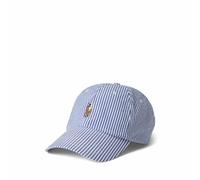 Seersucker Cap Blue/White
