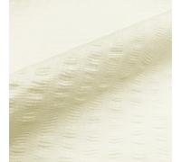 Seersucker Fabric Soft Polycotton Traditional Puckered Textured Breathable Easy Care Dressmaking Baby Material | 47" - 114cm Wide (per Fat Quarter, Cream)
