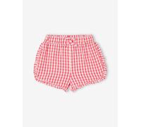 Seersucker Gingham Shorts for Babies chequered red