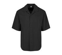Urban Classics Relaxed Seersucker Short Sleeve Shirt Black L Men