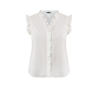 Seersucker women's blouse Mexx Blanc 38