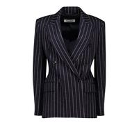 Seersucker Wool Blazer - female - Max Mara - Blazers - Blue - XS - Jackets XS