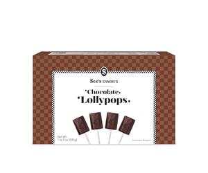 See's Candies 1 Lb. 5 Oz. Chocolate Lollypops