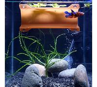 SeeShelter Brand Betta Tunnel (Translucent Terracotta)