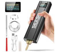 SEESII Battery Spot Welder: Handheld Spot Welding Machine, Built-in Rechargeable Battery, Mini Battery Welder Supports 0.2mm Nickel-Plated Sheets, Ideal for Battery Pack Assembly and Repair