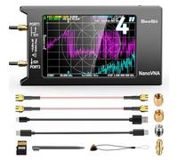 Seesii NanoVNA-H4 Vector Network Analyzer Kit 10KHz-1.5GHz HF VHF UHF 4" Touch Screen Antenna Analyzer