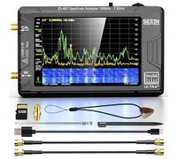 SeeSii ZS407 TinySA Ultr Spectrum Analyzer: 2025 Upgraded 4 Inch HW V0.5.4 100kHz-7.3GHz Handheld Tiny Frequency Analyzer - 2-in-1 RF Signal Generator 100kHz to 900MHz MF/HF/VHF UHF