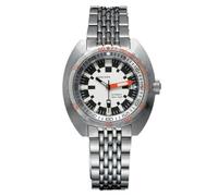 Seestern S406 Army Automatic Steel Black White Date Men's Watch, vintage