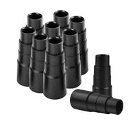 SEESUNO 10 Pcs Universal Vacuum Cleaner Adaptor, Dust Extractor Hose Adaptor for Power Tools Orbital Sander Circular Saw Eccentric Grinder (21-35mm Inner Diameter)