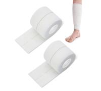 SEESUNO 2 Pcs Yellow Line Tubular Bandage for Legs, 7.5cm X 4.5m Washable Elastic Arm Support Tube Bandage