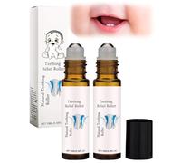 SEESUNO 2PCS Natural Teething Roller Oil for Relief Teething Discomfort Baby