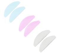 SEESUNO 3 Pairs Korean Lash Lift Shields Flat, Reusable Self Adhesive Lash Lift Pads for Eyelash Softening and Perming