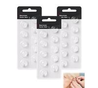 SEESUNO 30 Pcs Hearing Domes for Oticon Minifit Aid, Replacements 10mm Silicone Double Vent Accessories