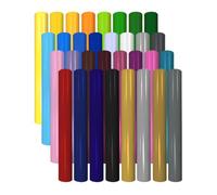 SEESUNO 32 Pack Permanent Vinyl for Cricut, 12x12 Inch Holographic Permanent Vinyl for Cup, Home Deco and DIY