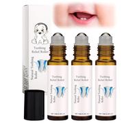 SEESUNO 3PCS Natural Teething Roller Oil for Relief Teething Discomfort Baby