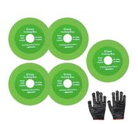 SEESUNO 6 PCS Rock Slab Grinding Disc Set, 100x20 mm Glass Cutting Disc for Ceramics Glass Marble