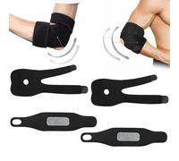 SEESUNO Elbow Brace, 4 Pcs Adjustable Elbow Support Braces Set for Women, Men
