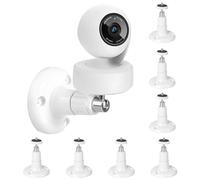 SEESUNO Ring Camera Mount, 8 Pcs Adjustable White Ring Stick up Camera Mounts for Indoor, Outdoor Use