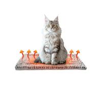 SEESUNO Self Heated Cat Blanket, Washable Warming Pet Bed Heating Cushion Pad for Puppies Kittens 50x60cm