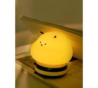 SEESUU Cute Bee Night Light,Stepless Dimming Desk Decor, Baby Night Light Touch to Open Lamp,USB Rechargeable Nursery lamp,Suitable for Bedside,Tables, Kids Bedroom