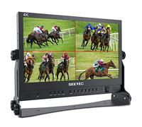 SEETEC ATEM156 15.6 Inch Live Streaming Broadcast Director Monitor with 4 HDMI Input Output Quad Split Display for ATEM Mini Video Switcher Mixer Pro Studio Television Production