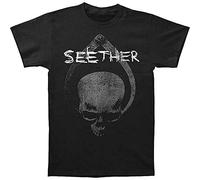 Seether Skull Clamp Men's T Shirt Black L