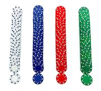 SEETOOOGAMES 100 Pieces 11.5g Suited Design Casino Poker Chips- 4 Colors (25 red, 25 Green,25 Blue,25 White)
