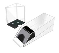 SEETOOOGAMES Blackjack Shoe Discard Tray - 6 Deck Poker Cards Dealing Shoe with Discard Holder - Clear Acrylic Card Dispenser Casino Blackjack Game Accessories