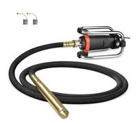 Seeutek Hand Held Electric Concrete Vibrator Motor 1500W 16000 RPM Portable Construction Insertion Vibrator Remove Air Bubbles and Level Concrete with 4.5 M (14-3/4feet) Long Shaft