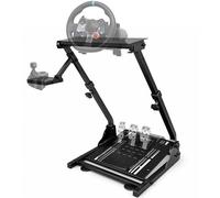 SEEVI Foldable Steering Wheel Stand, Height Adjustable Racing Wheel Stand, Wheel Stand Compatible with Logitech G25 G27 G29 G920, GT Racing Simulator Wheel Stand, Wheel Support and Pedal not Included