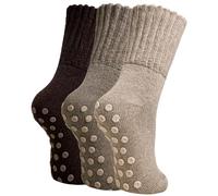 SeeyAN Merino Wool Grip Socks For Womens Non Slip Ski Boot Hiking Thermal Winter Warm Cozy Anti Skid Socks 3 Pairs
