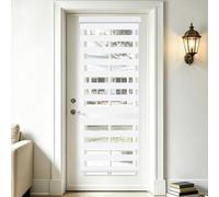 SEEYE Cordless Zebra Blinds for Window, French Door Blinds Free-Stop Roller Window Shades with Valance 20" W x 64" H, Light Filtering Window Treatment Sheer Blinds & Shades Easy to Install, White